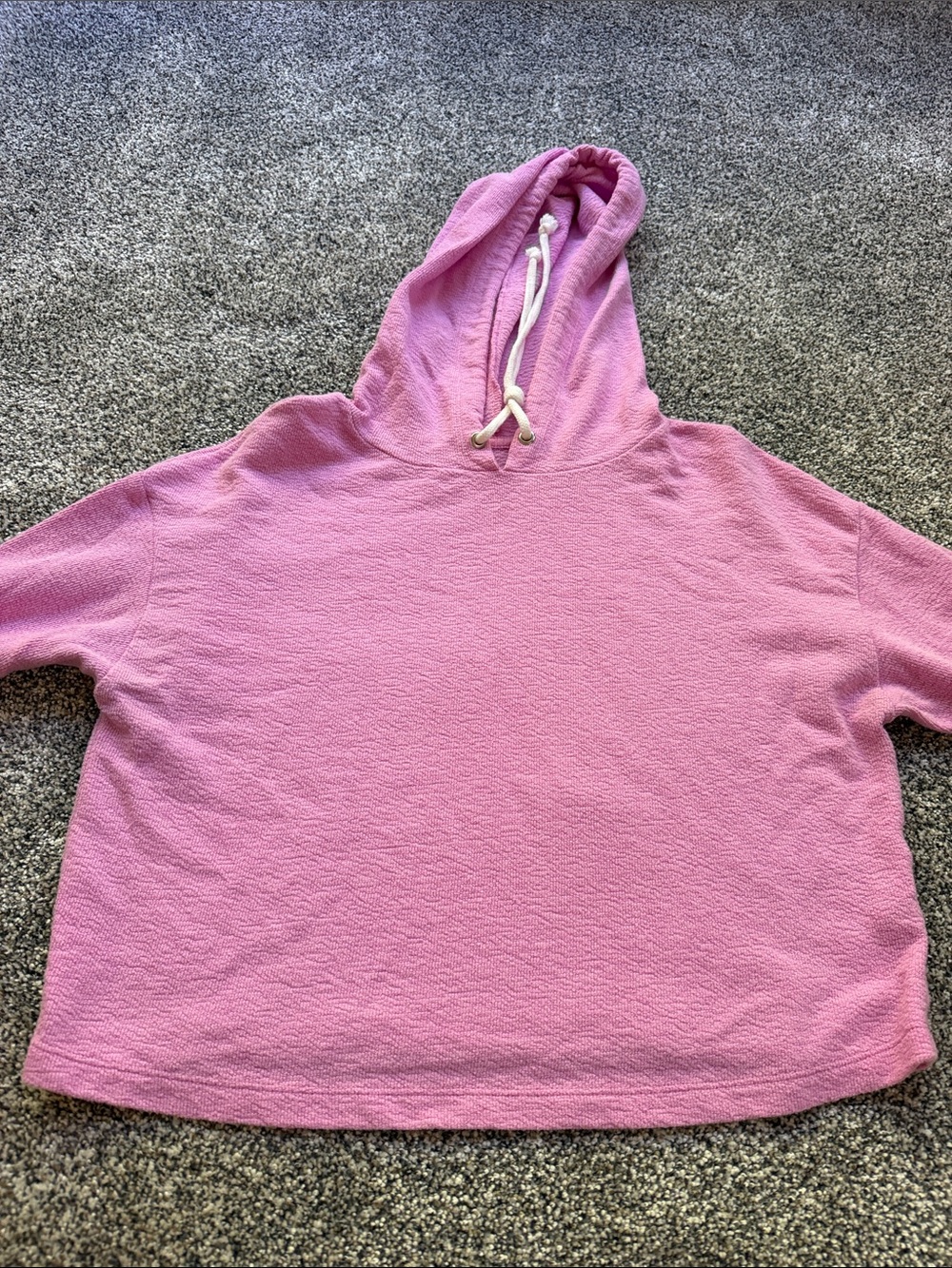 SO Women's Light Pink Hooded Pullover Sweatshirt